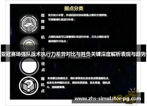 亚冠赛场强队战术执行力差异对比与胜负关键深度解析表现与趋势